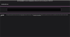 Desktop Screenshot of metacafe.es